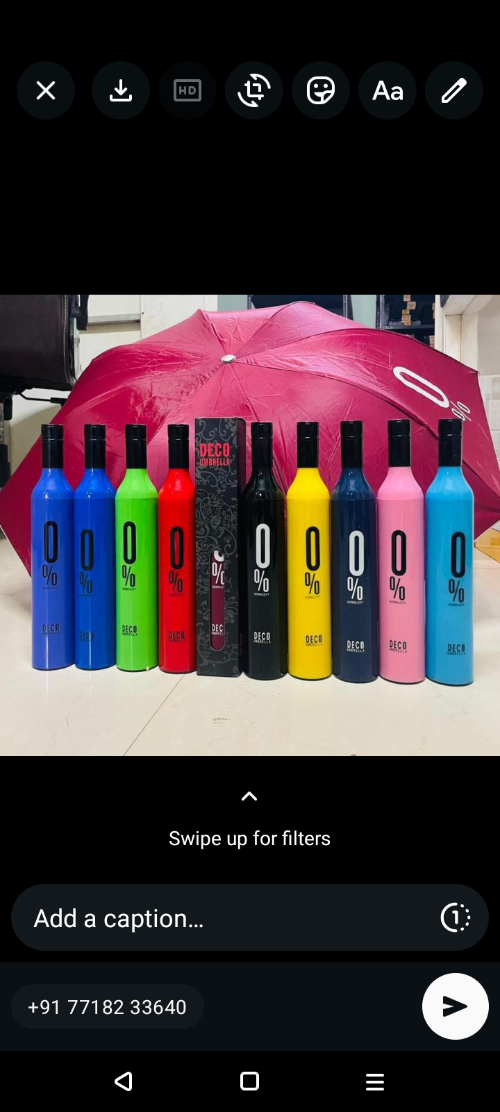 BOTTLE UMBRELLA